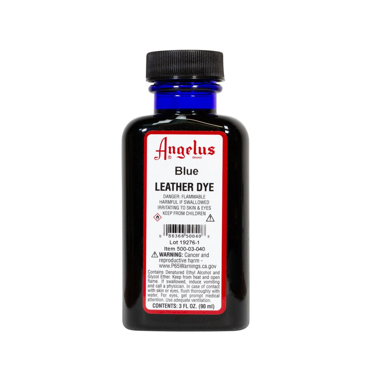 Angelus Leather Dye 3 fl oz (88.7 ml) - Blue - merriartist.com