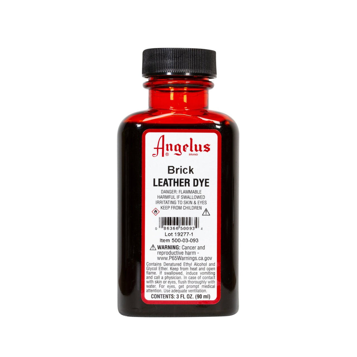 Angelus Leather Dye 3 fl oz (88.7 ml) - Brick - merriartist.com