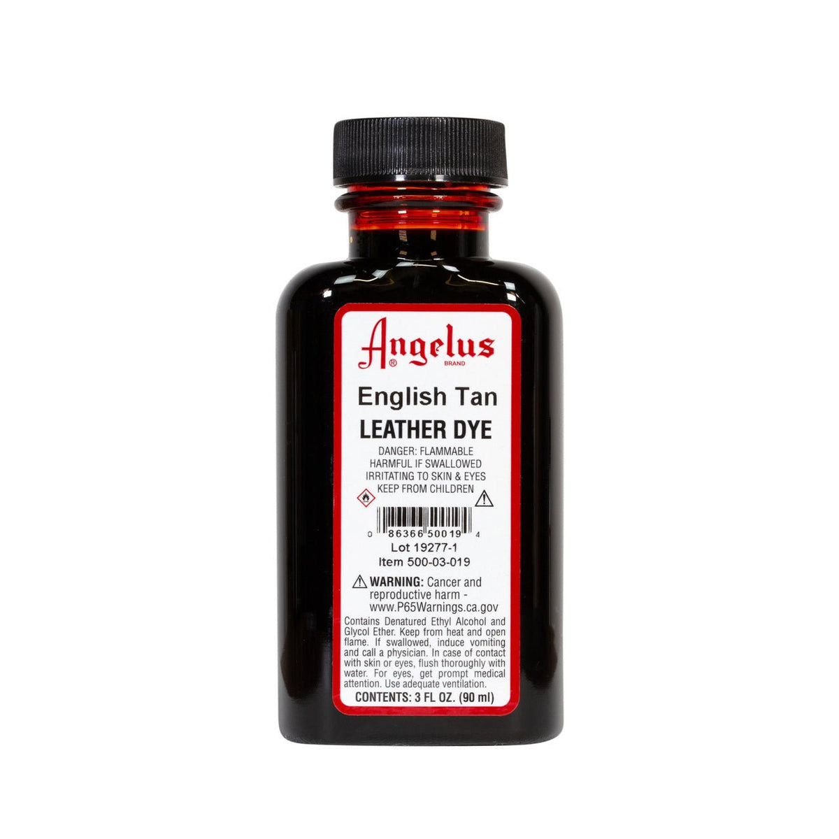 Angelus Leather Dye 3 fl oz (88.7 ml) - English Tan - merriartist.com