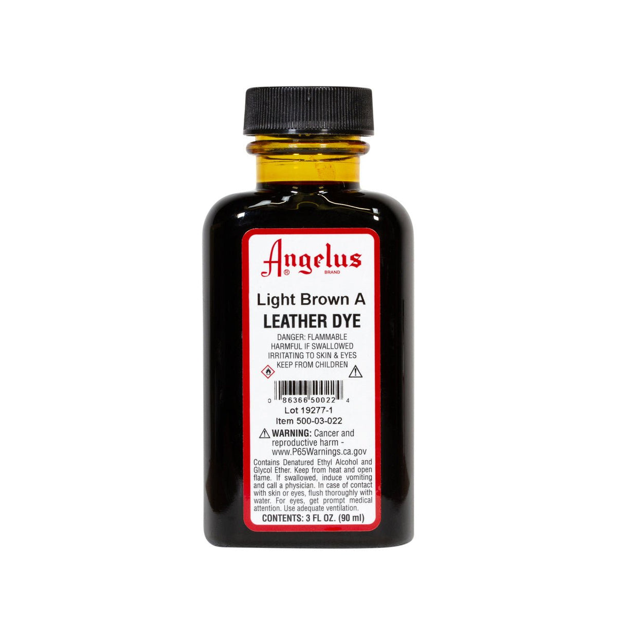 Angelus Leather Dye 3 fl oz (88.7 ml) - Light Brown A - merriartist.com