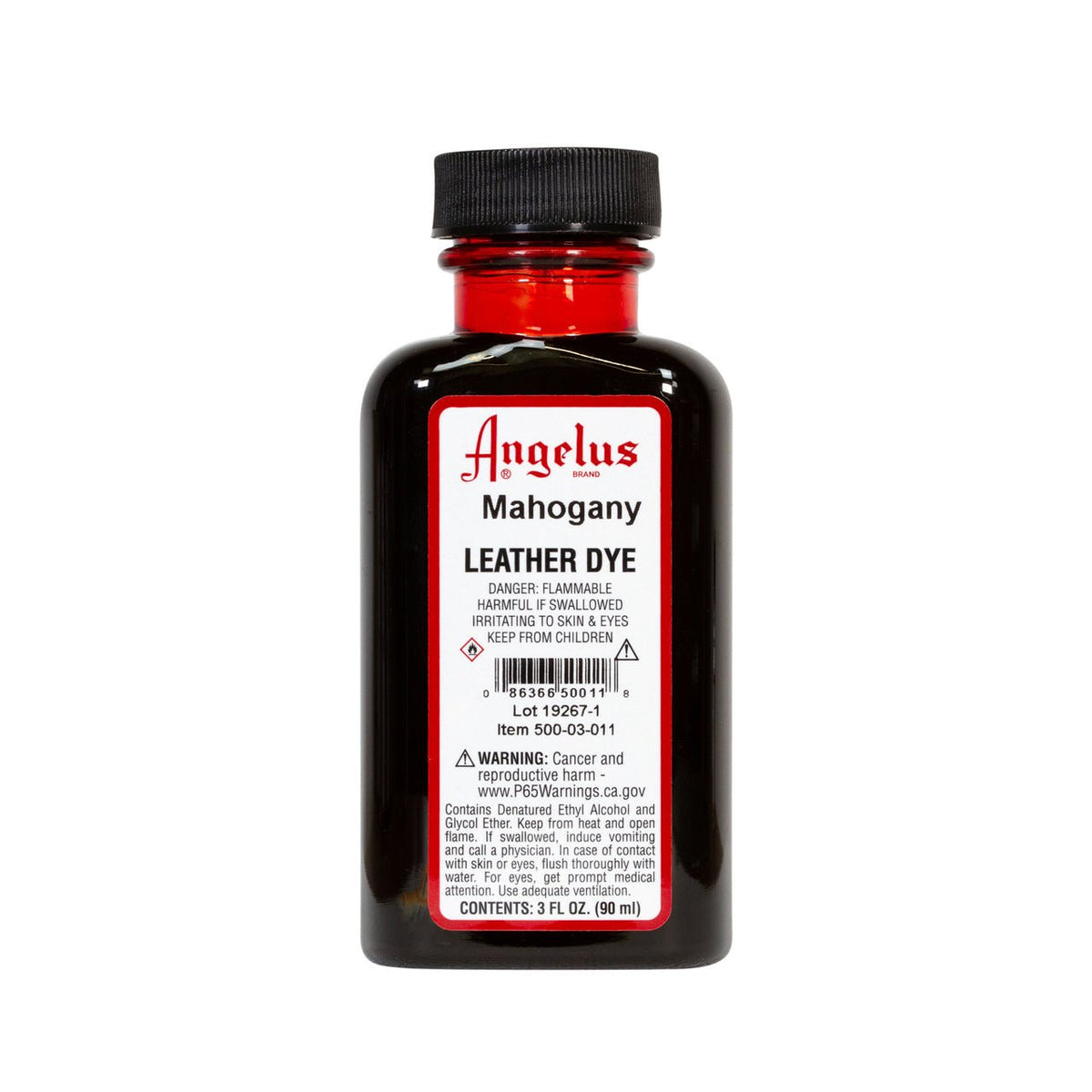 Angelus Leather Dye 3 fl oz (88.7 ml) - Mahogany - merriartist.com
