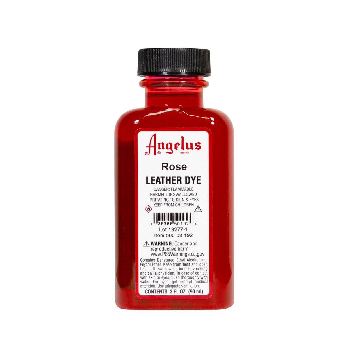 Angelus Leather Dye 3 fl oz (88.7 ml) - Rose - merriartist.com