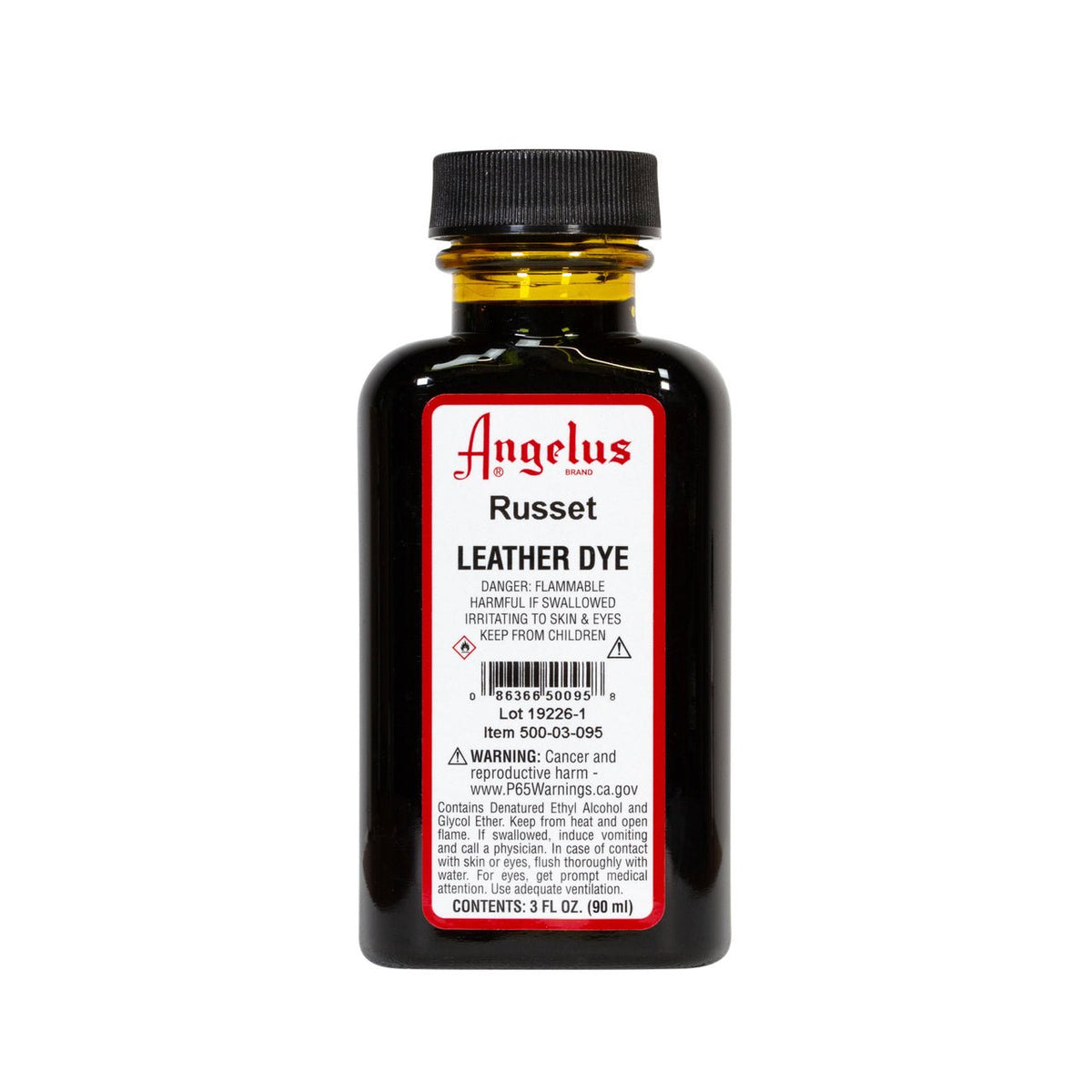 Angelus Leather Dye 3 fl oz (88.7 ml) - Russet - merriartist.com