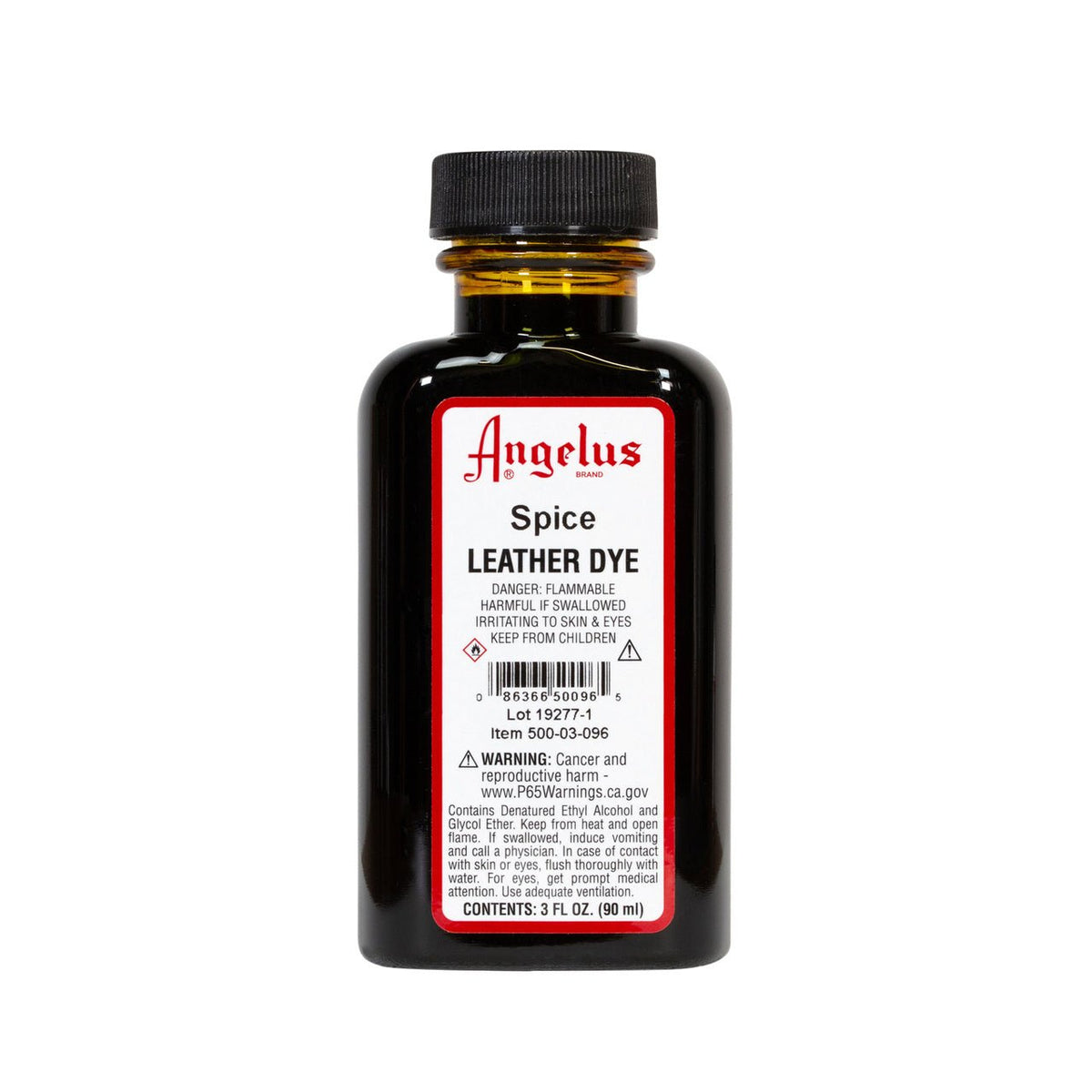 Angelus Leather Dye 3 fl oz (88.7 ml) - Spice - merriartist.com