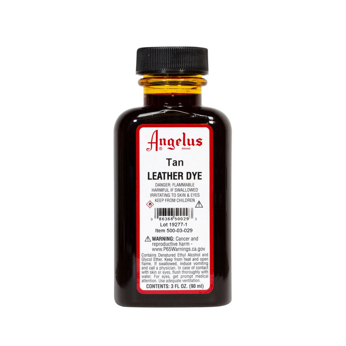 Angelus Leather Dye 3 fl oz (88.7 ml) - Tan - merriartist.com