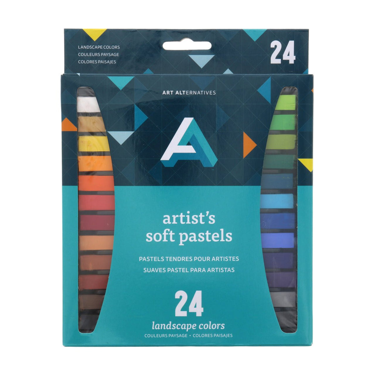 Art Alternatives Artist Soft Pastel Set of 24 Landscape Colors