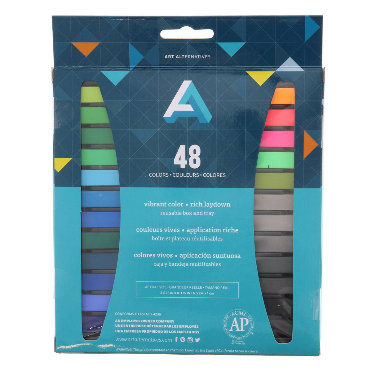 Art Alternatives Artist Soft Pastel Set of 48 Assorted Colors