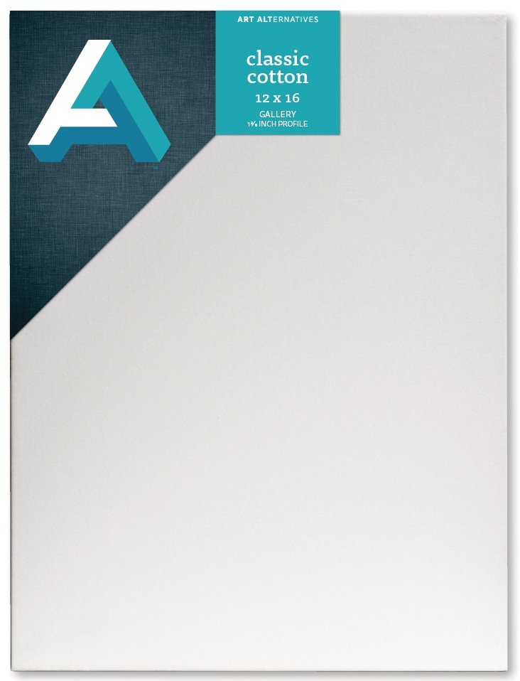 Art Alternatives Gallery Wrap 1-3/8 inch Profile Canvas 12x16 inch - merriartist.com