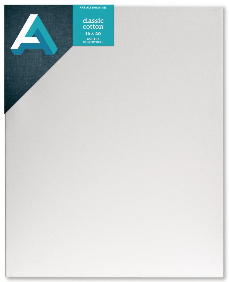 Art Alternatives Gallery Wrap 1-3/8 inch Profile Canvas 16x20 inch - merriartist.com