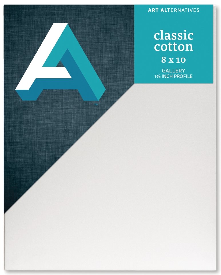 Art Alternatives Gallery Wrap 1-3/8 inch Profile Canvas 8x10 inch - merriartist.com