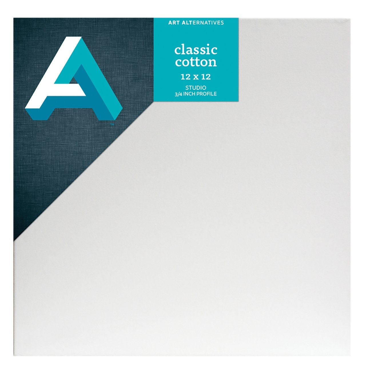 Art Alternatives Studio 3/4 inch Profile Canvas 12x12 inch - merriartist.com