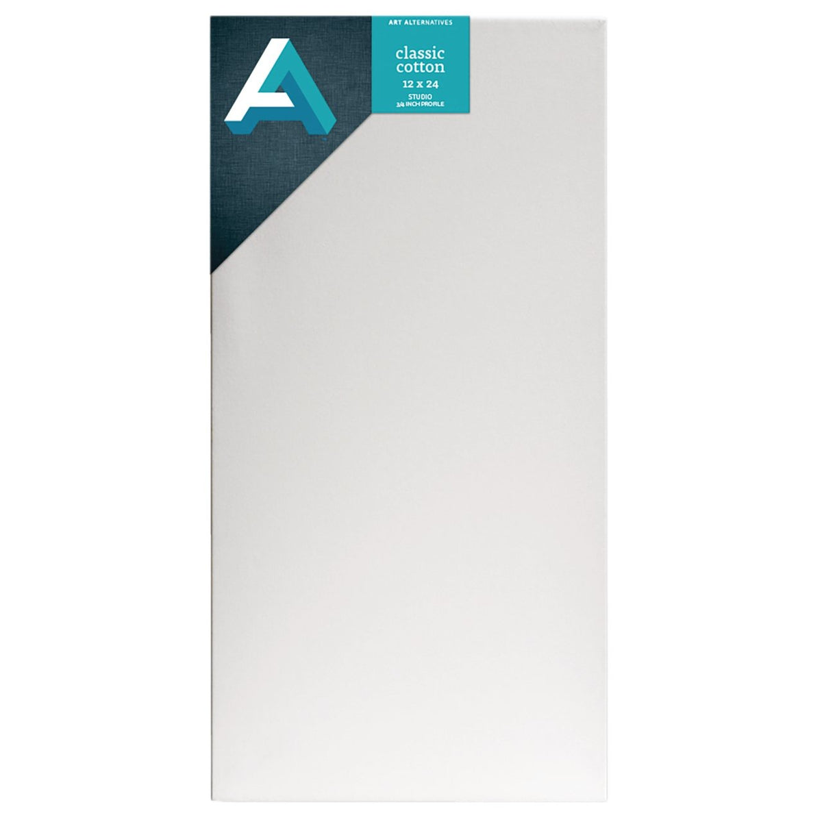 Art Alternatives Studio 3/4 inch Profile Canvas 12x24 inch - merriartist.com