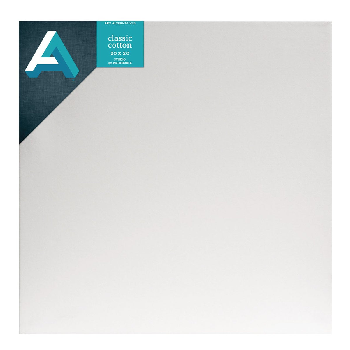 Art Alternatives Studio 3/4 inch Profile Canvas 20x20 inch - merriartist.com