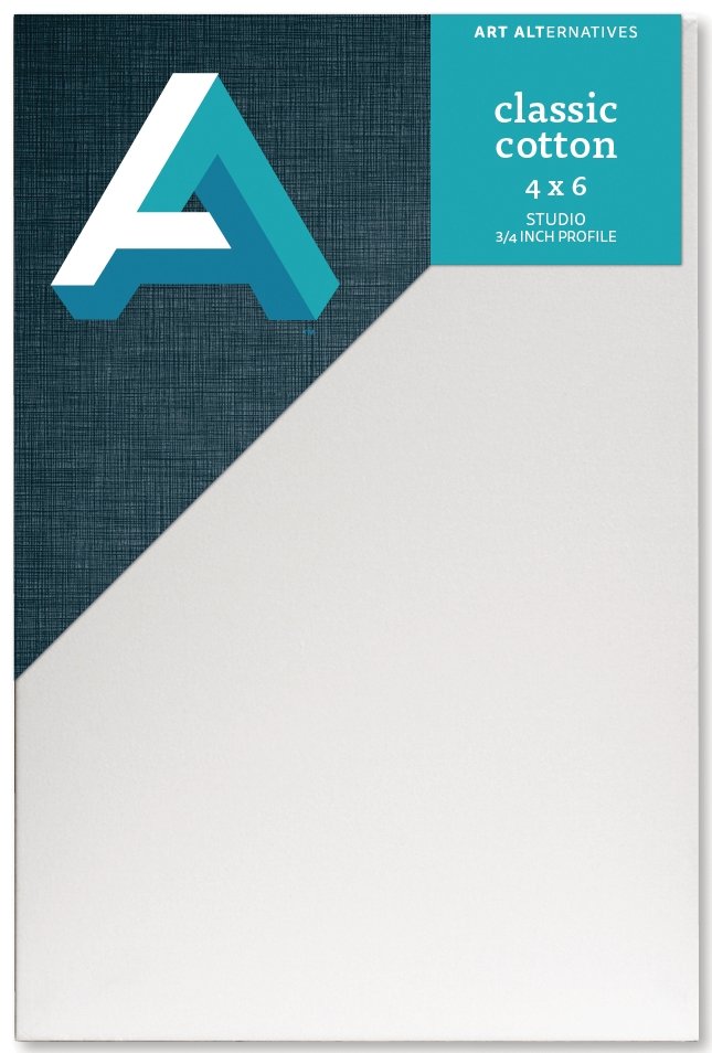 Art Alternatives Studio 3/4 inch Profile Canvas 4x6 inch - merriartist.com