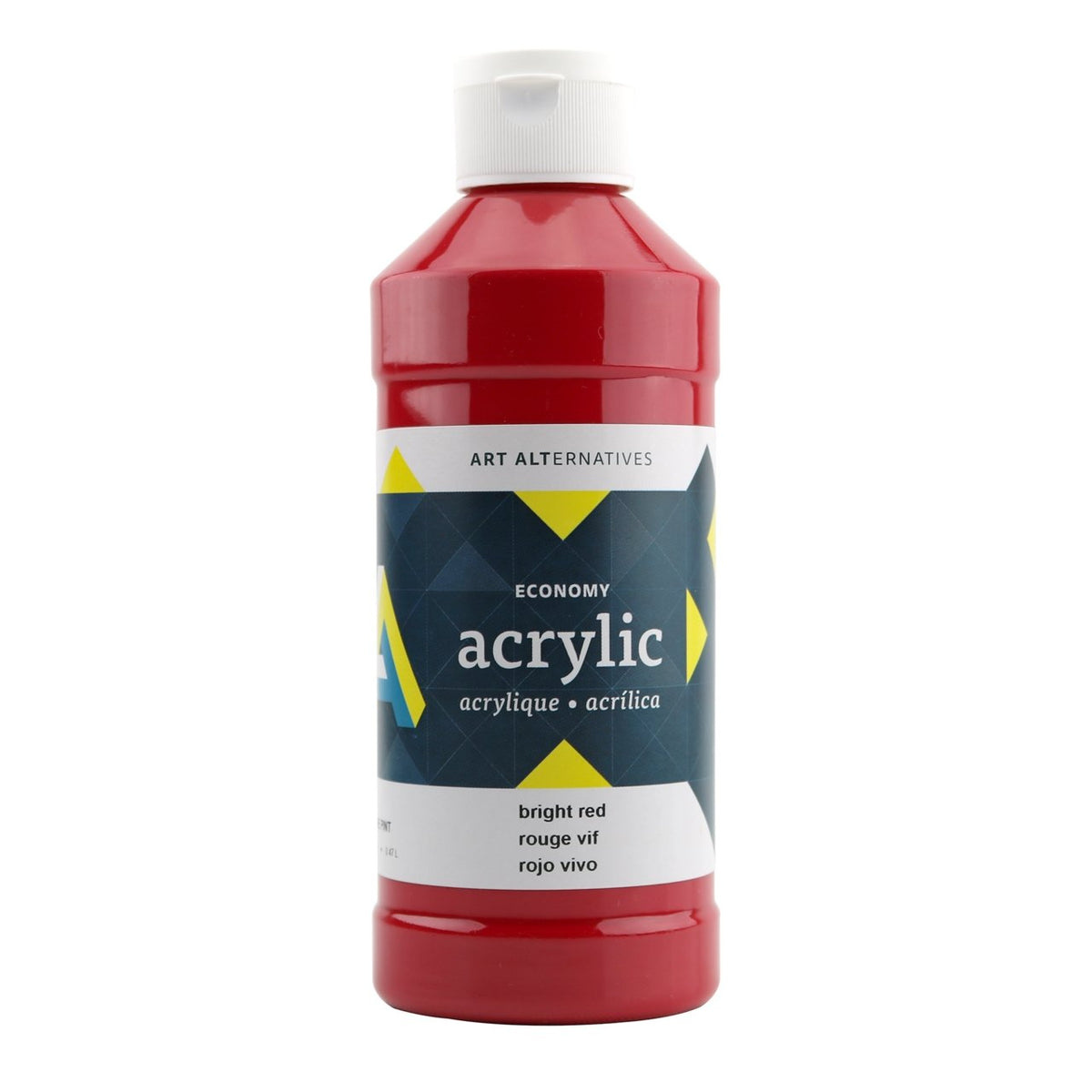 Art Alternatives Studio Acrylic 16 oz - Bright Red - merriartist.com