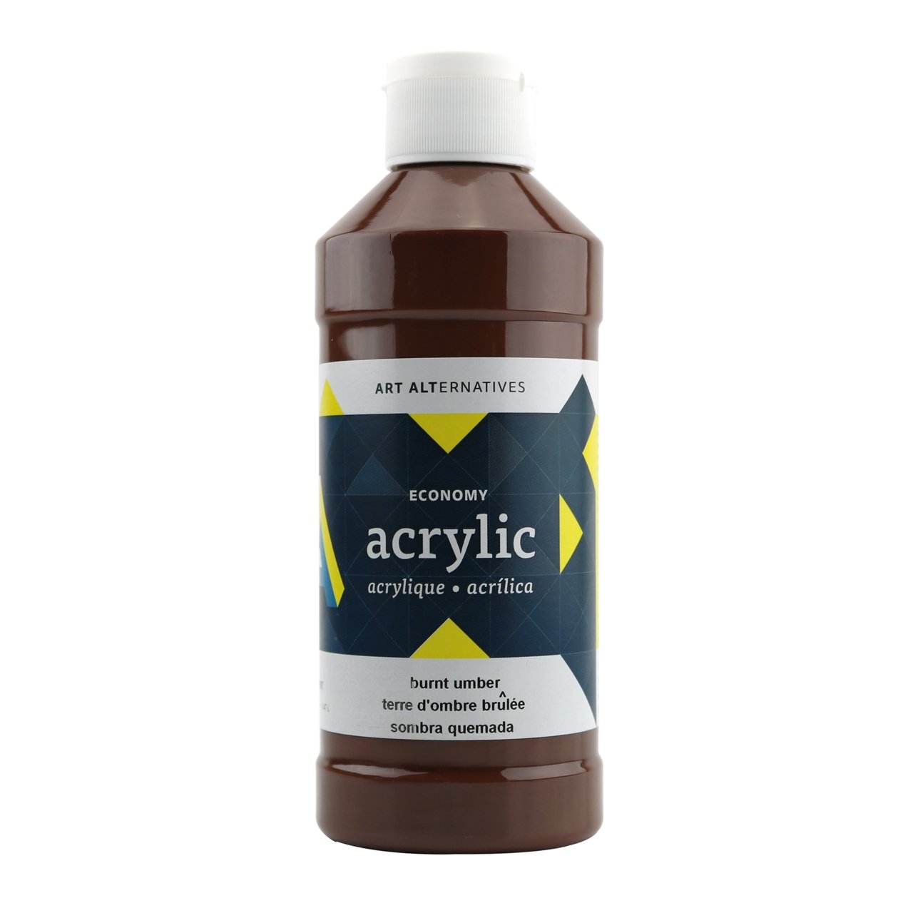 Art Alternatives Studio Acrylic 16 oz - Burnt Umber - merriartist.com