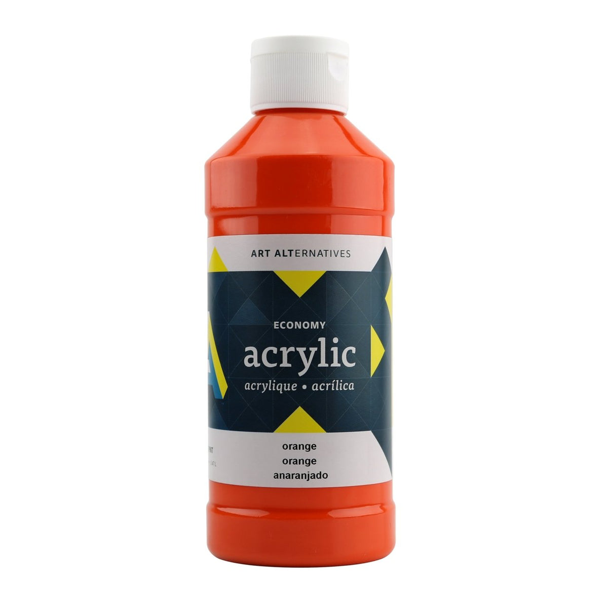 Art Alternatives Studio Acrylic 16 oz - Orange - merriartist.com