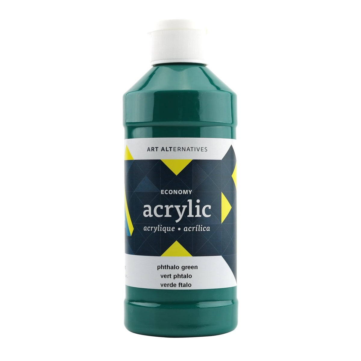 Art Alternatives Studio Acrylic 16 oz - Phthalo Green - merriartist.com