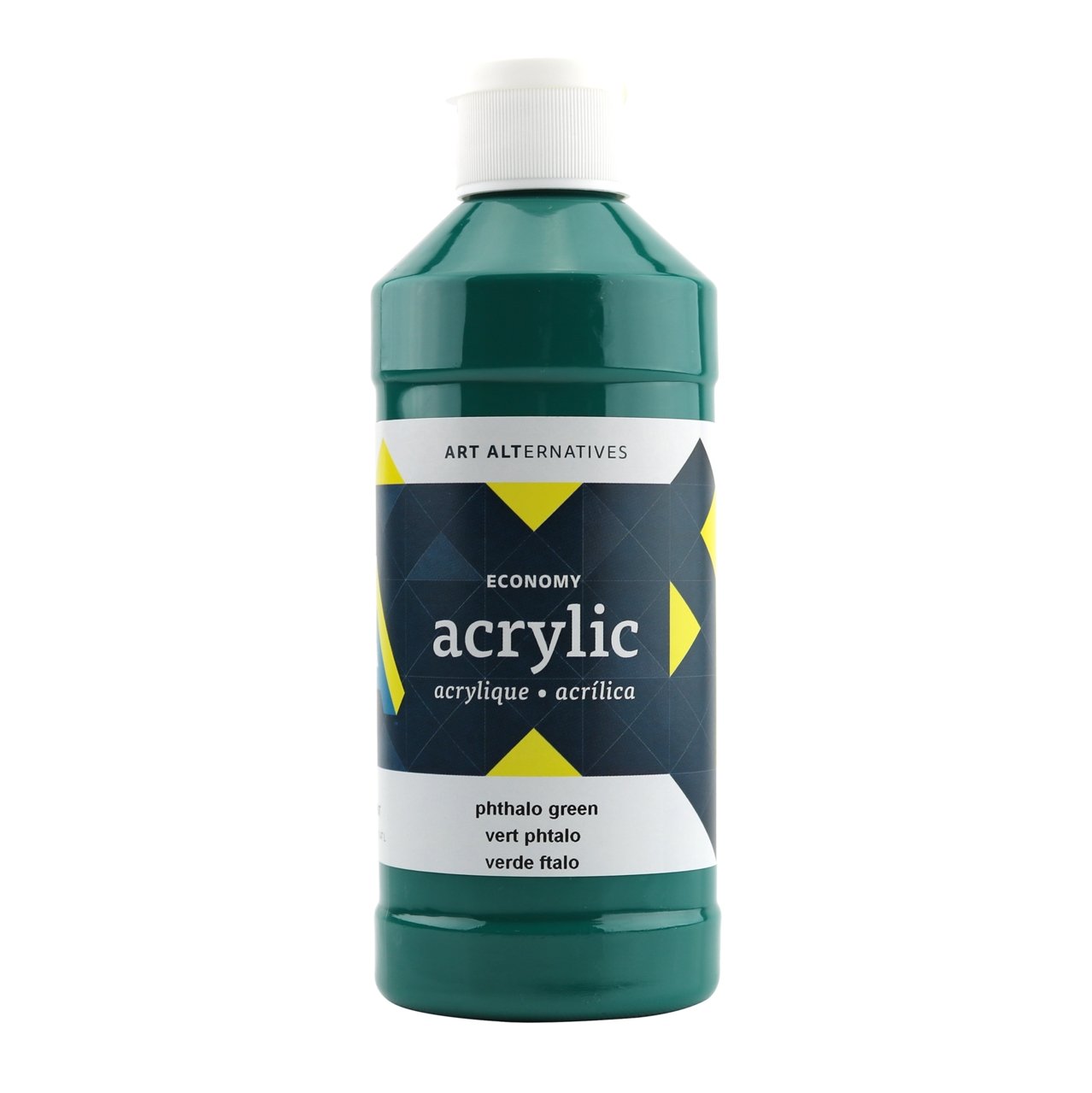 Art Alternatives Studio Acrylic 16 oz - Phthalo Green - merriartist.com