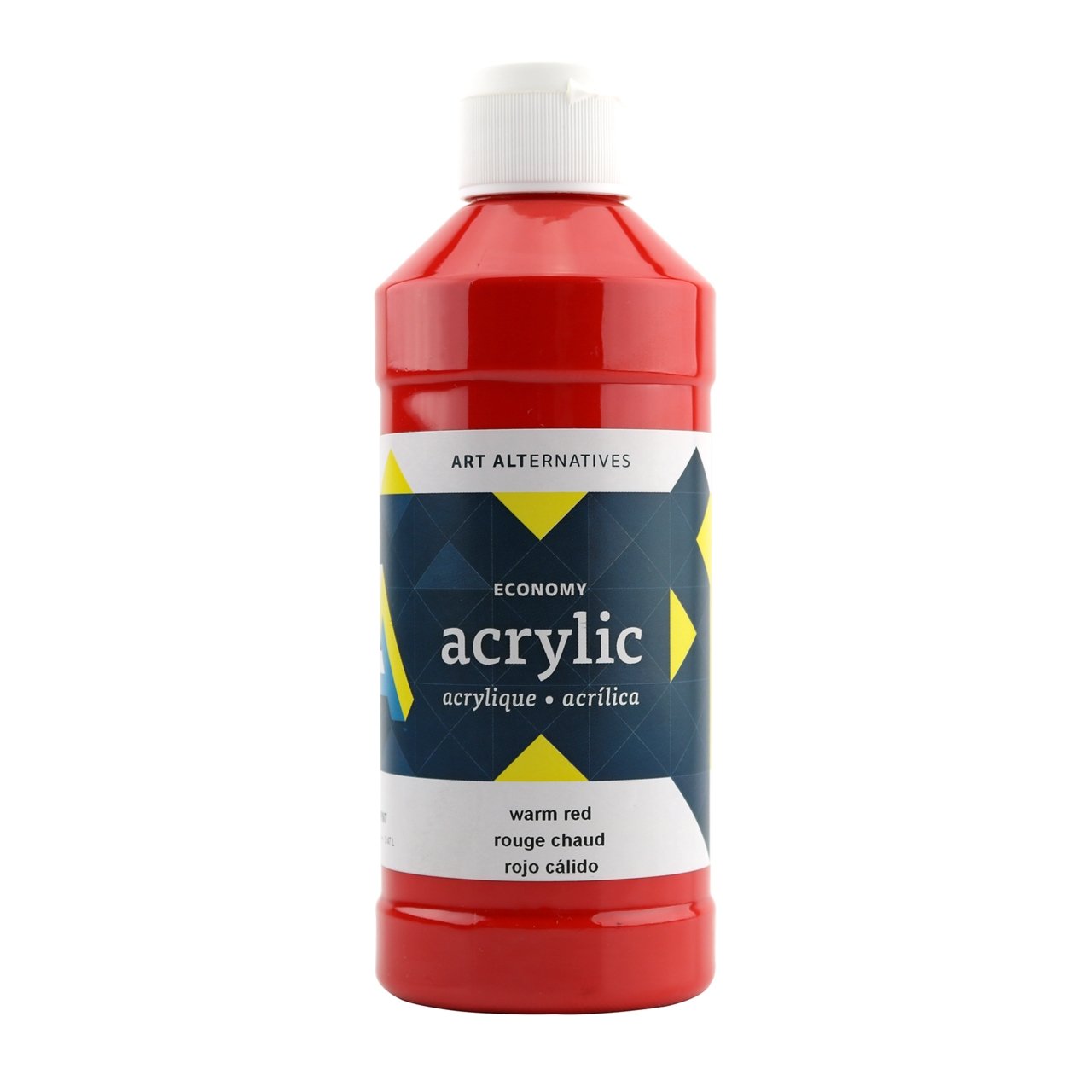 Art Alternatives Studio Acrylic 16 oz - Warm Red - merriartist.com