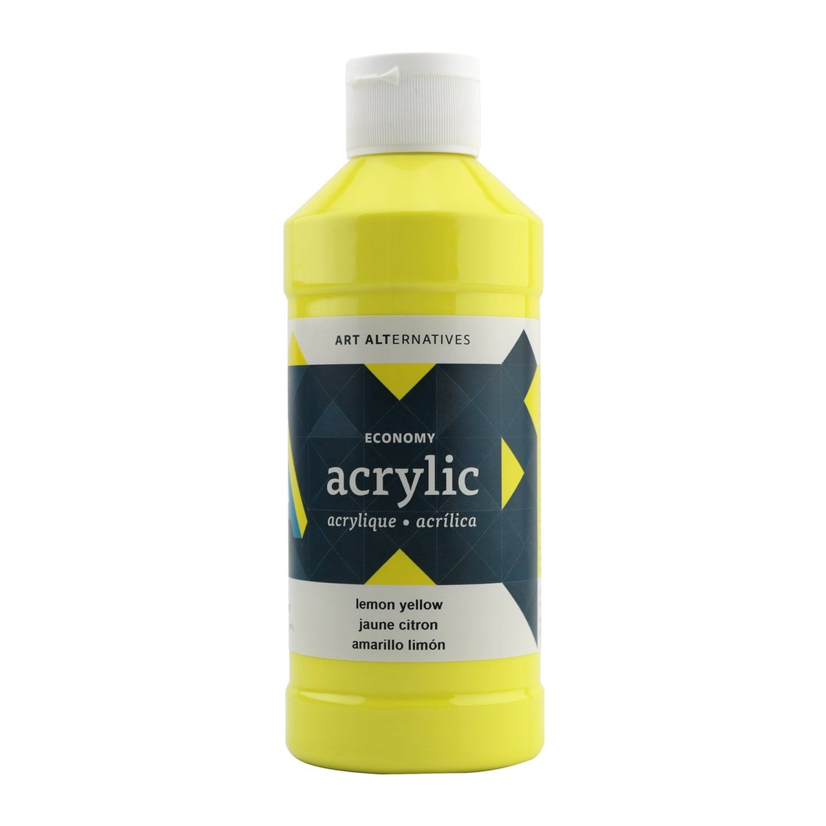 Art Alternatives Studio Acrylic 16 oz - Yellow - merriartist.com