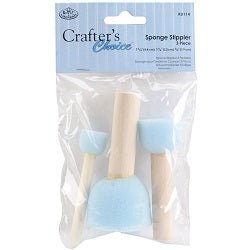 Assorted Sponge Stippler 3 pack - merriartist.com