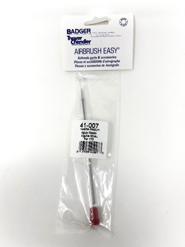 Badger Airbrush Replacement Part 41-007 Needle, Stainless Steel - Medium - Model 175 - merriartist.com