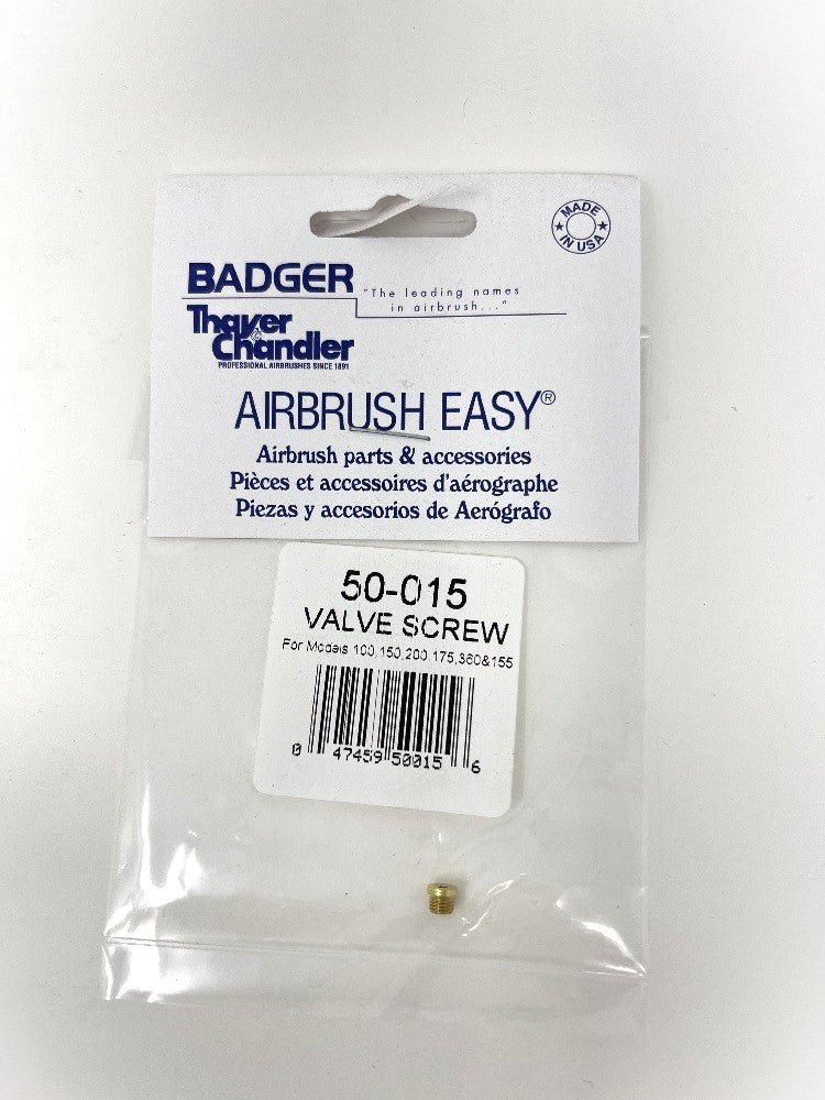Badger Airbrush Replacement Part 50-015 Valve Screw - merriartist.com