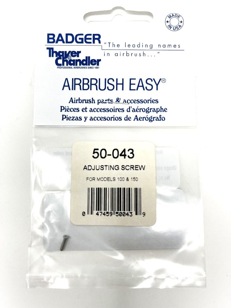 Badger Airbrush Replacement Part 50-043 Adjusting Screw - merriartist.com