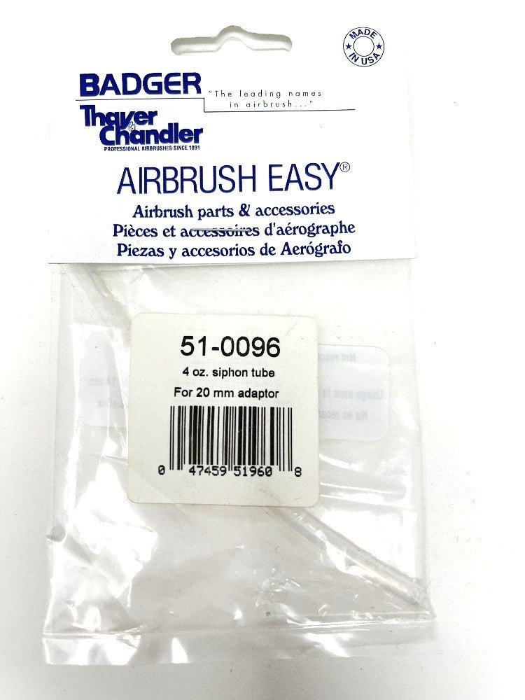 Badger Airbrush Replacement Part 51-0096 4oz Siphon Tube - merriartist.com