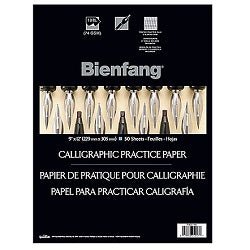 Bienfang Calligraphic Practice Pad 9x12 inch 50 Sheets - merriartist.com