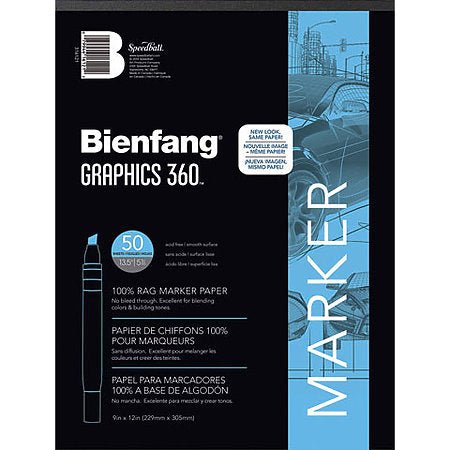 Bienfang Graphics 360 Pads, 50-Sheet Pads 14x17 inch - merriartist.com