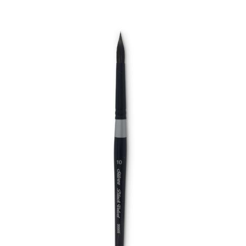 Black Velvet Watercolor Brush - Round #10 - merriartist.com