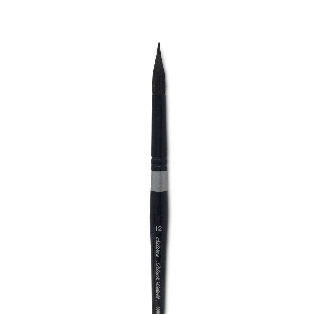 Black Velvet Watercolor Brush - Round #12 - merriartist.com