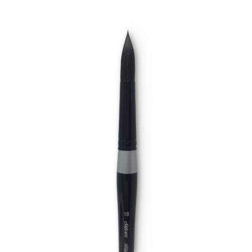 Silver Brush Black Velvet Brush - Round, Size 18