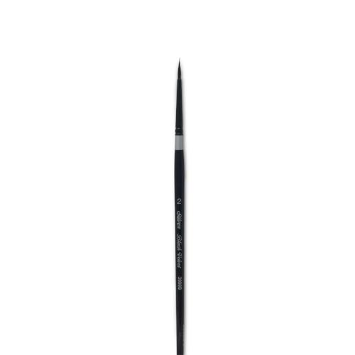 Black Velvet Watercolor Brush - Round #2 - merriartist.com