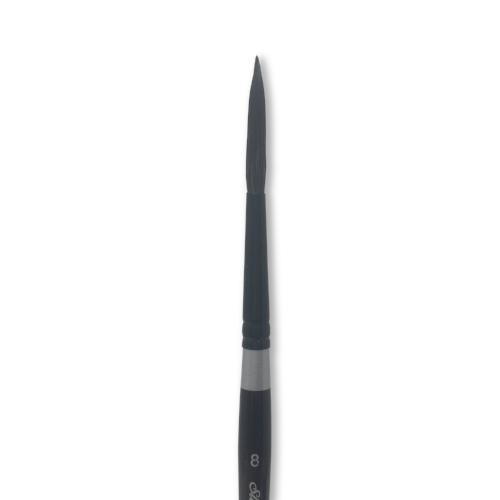 Black Velvet Watercolor Brush - Script Liner #8 - merriartist.com