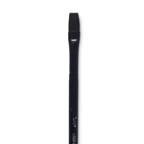 Black Velvet Watercolor Brush - Square Wash 1/4 inch - merriartist.com