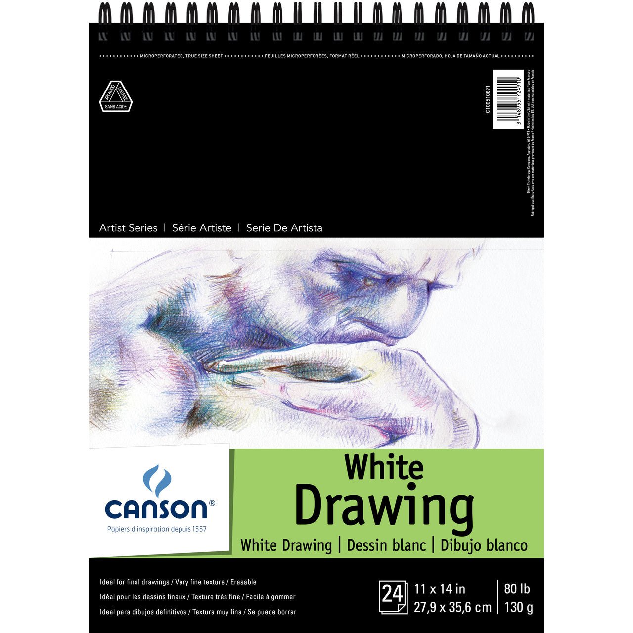 Winsor & Newton Drawing Pad - 18 inch x 24 inch, Smooth