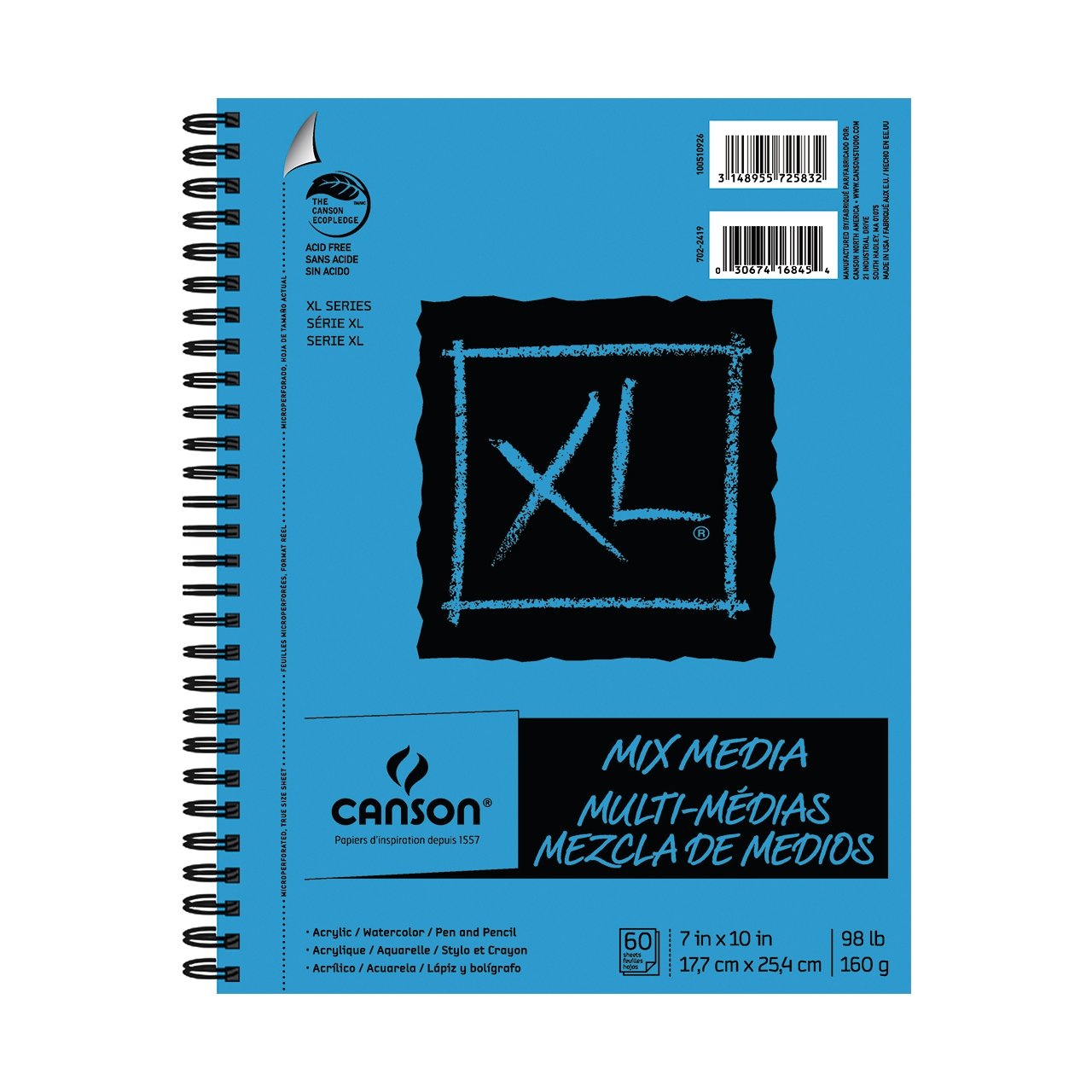 Canson XL Mix Media Pad 7x10 inch - merriartist.com