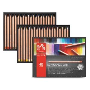 Caran d'Ache Luminance 6901 Colored Pencil - set of 40 - merriartist.com