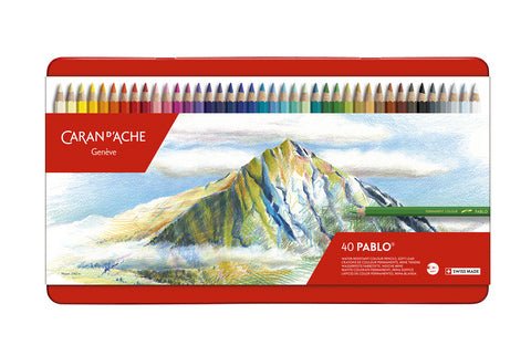 Caran d'Ache Pablo Colored Pencils - set of 40 - merriartist.com