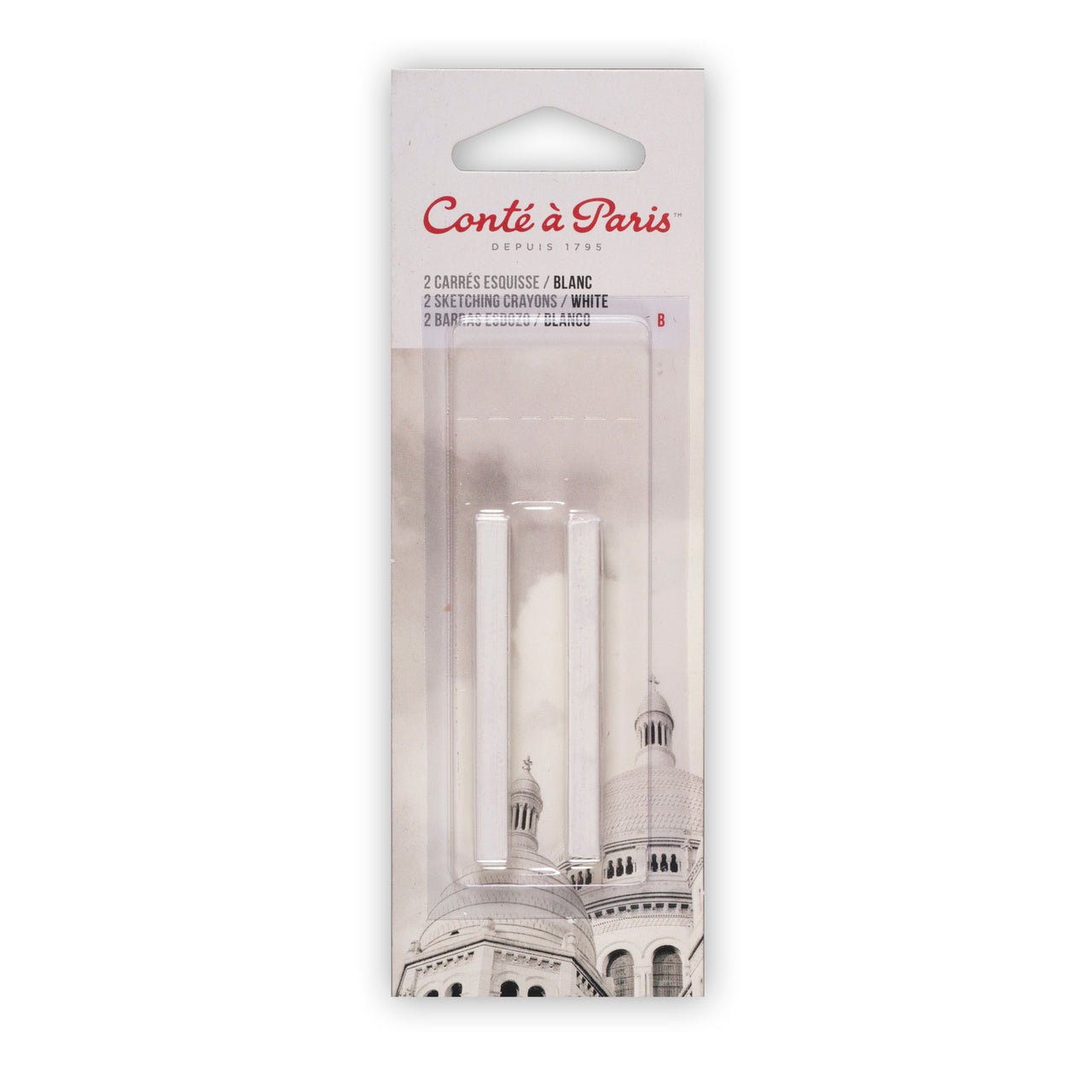 Conte Crayon 2 pack White B - merriartist.com