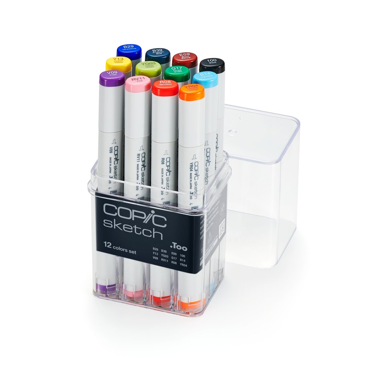 Copic Sketch Marker 12 basic set (V2) - merriartist.com