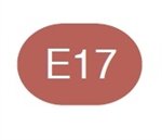 Copic Sketch Marker E17 Reddish Brass - merriartist.com