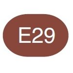 Copic Sketch Marker E29 Burnt Umber - merriartist.com