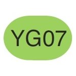 Copic Sketch Marker YG07 Acid Green - merriartist.com