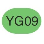 Copic Sketch Marker YG09 Lettuce Green - merriartist.com
