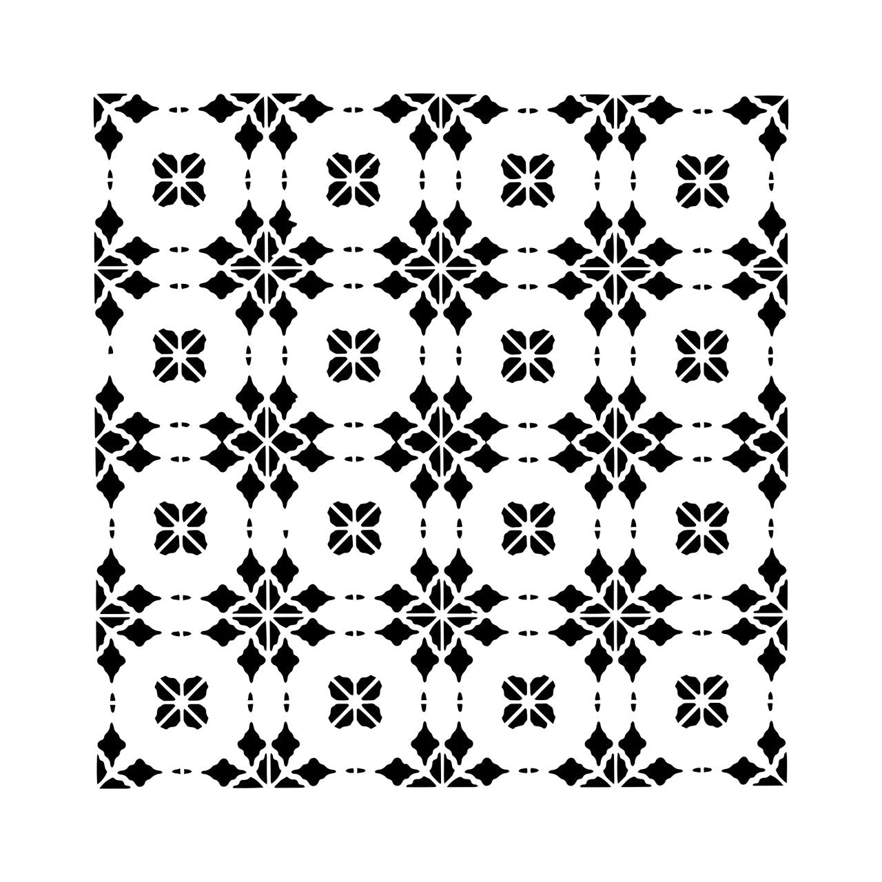 Crafters Workshop Stencil 6X6 - Circle Tiles - merriartist.com