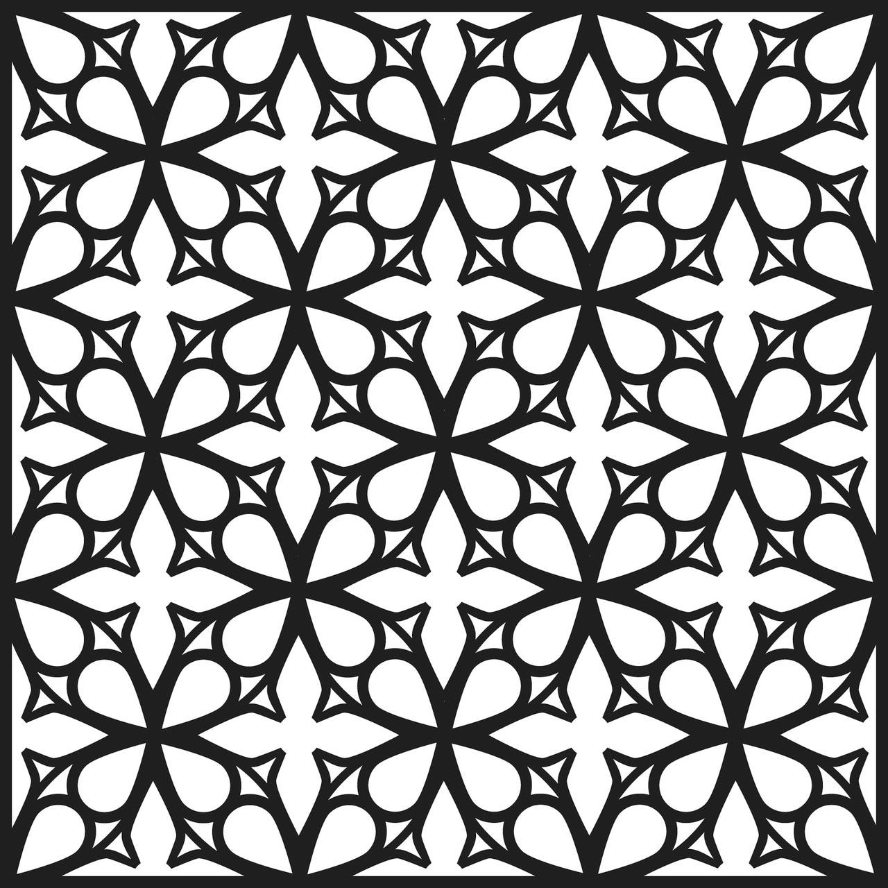Crafters Workshop Stencil 6X6 - Garden Gate - merriartist.com